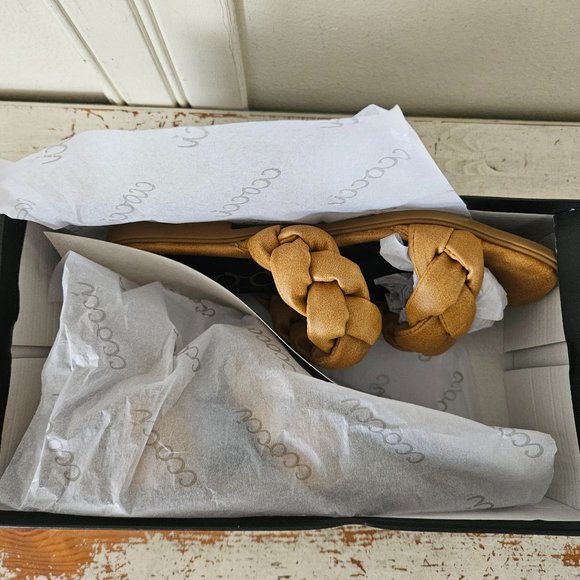 Brand new Marilyn Slides in Camel Sizes 6 - Picture 6 of 8